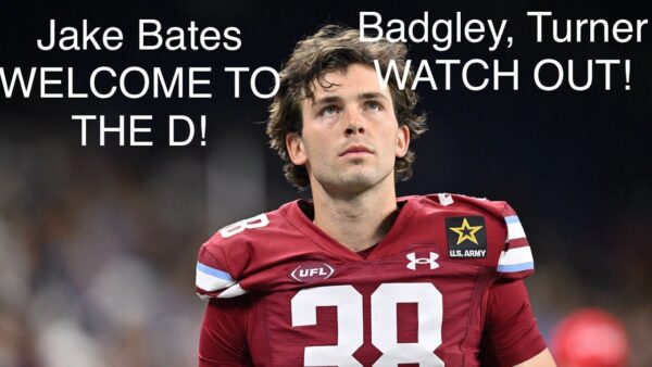 BREAKING NEWS: Former Texans, UFL kicker Jake Bates signs with Detroit Lions.