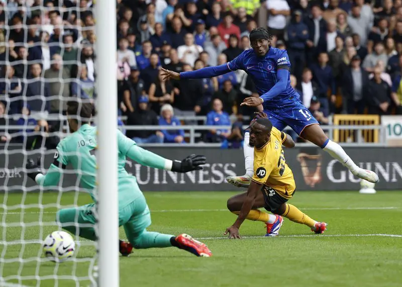 "Chelsea CRUSHES Wolves 6-2: Madueke’s Hat-Trick Stuns Molineux and Felix's Late Strike Create...Read more"