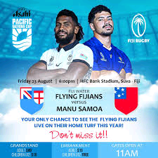 “Don’t Miss Out: Epic Rugby Showdown Between FIJI Water Flying Fijians and Manu Samoa – Tickets on Sale Now!”