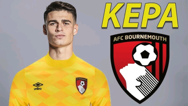 DEAL AGREED: The loan transfer to Bournemouth is anticipated to be completed by Kepa.