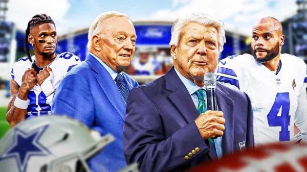 BREAKING> Jimmy Johnson takes issue with Jerry Jones’ management of the Cowboys’ contracts with Dak Prescott and CeeDee Lamb.