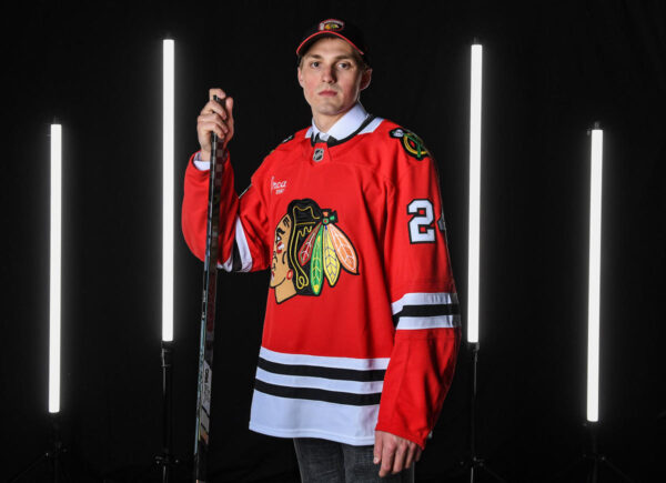 Breaking: Artyom Levshunov of the Chicago Blackhawks is out for four weeks.