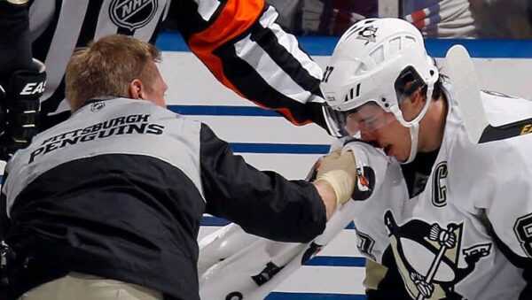 Sydney Crosby injury update after victory over Blue Jackets.