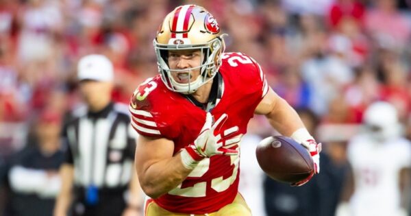 NFL’s Top Rusher Christian McCaffrey Receives Positive Injury Update from 49ers