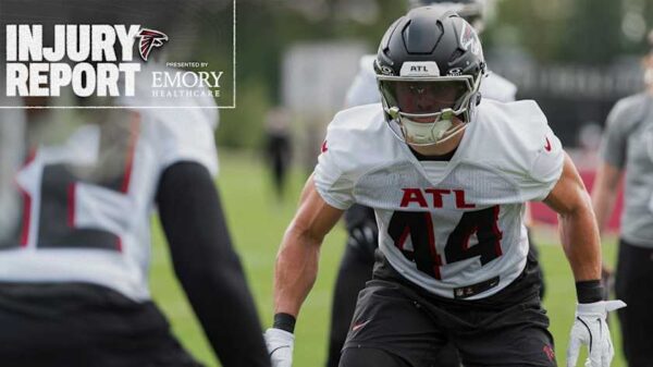 Falcons Injury Report: Troy Andersen Receives Game Designation, Update on Kaleb McGary