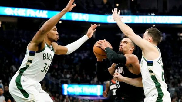 Giannis Antetokounpmo Stepped Out of Bounds Before Damian Lillard’s Game-Winning Shot Against the Rockets