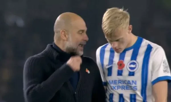 “JUST IN: Brighton’s Dutch Defender Van Hecke Reveals The Shocking News of Pep Guardiola’s Interruption at Amex Stadium”