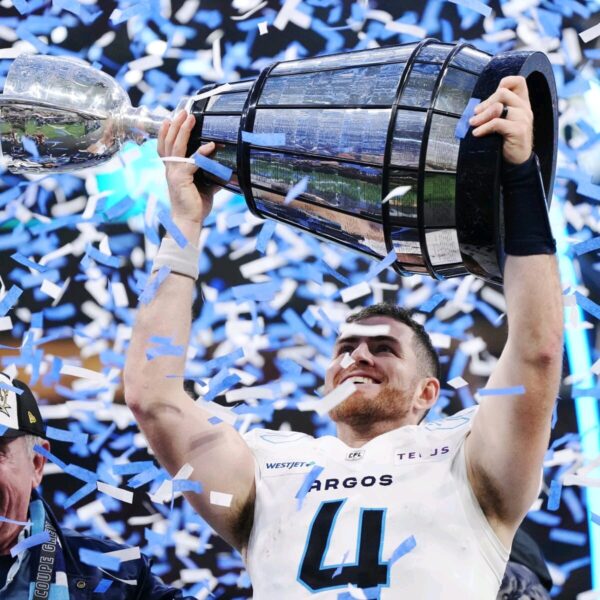 The Argonauts are Grey Cup Champions: And for Unlikely MVP Nick Arbuckle, There’s Hope