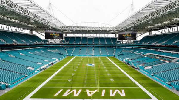 UNEXPECTED DISCOVERY: Miami Dolphins Match Tomorrow Against Las Vegas POSTPONED As Groundskeepers Discover Huge Subterranean Water Body At Hard Rock Stadium.