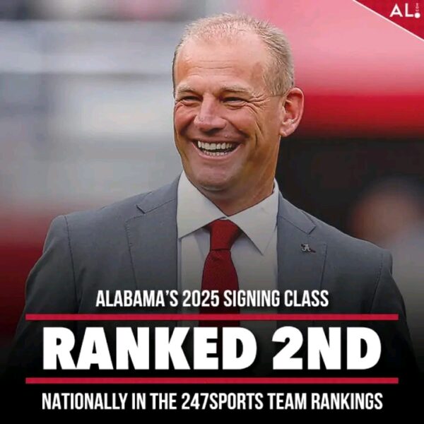 BREAKING NEWS: Alabama’s 2025 Recruiting Class Soars to No. 2 Nationally After Strong Early Signing Period and Key Commitment