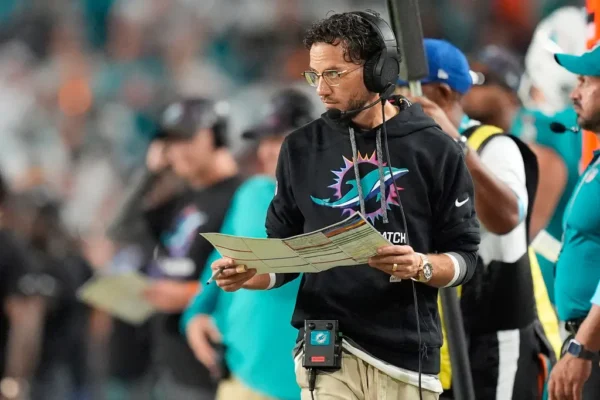 After A Shocking Revelation Miami Dolphins head coach Mike McDaniel has been removed from the International Playoff Competition,