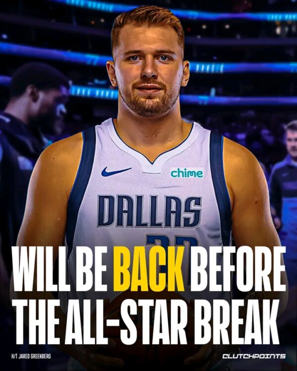 Finally, Some Great News: Luka Dončić’s Potential Return Before the All-Star Break