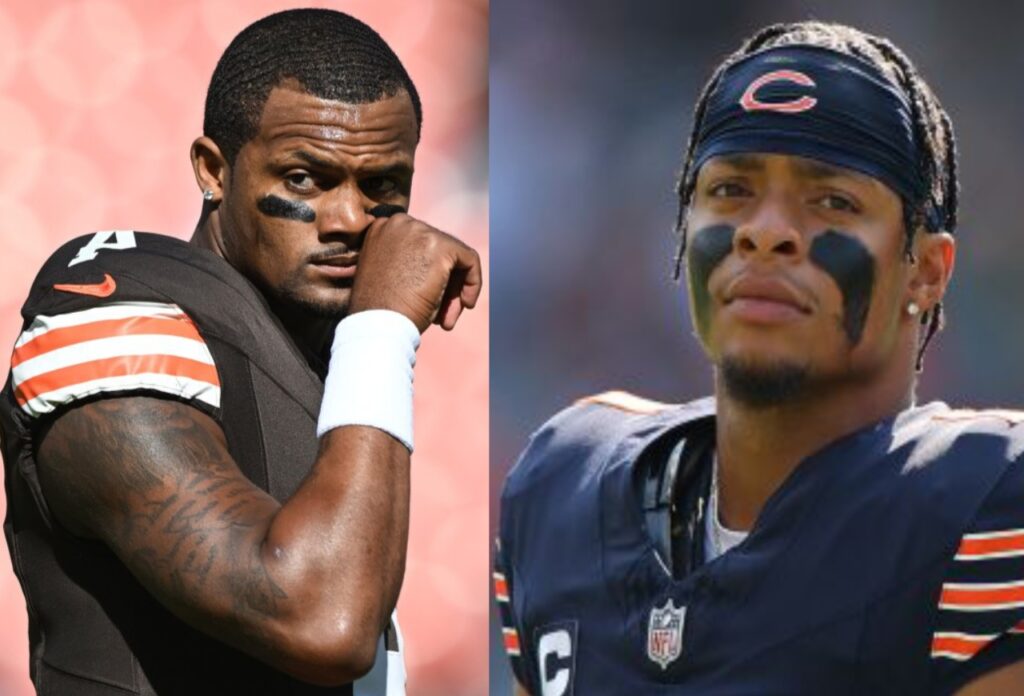 BREAKING NEWS: In A Blockbuster Move, Chicago Bears Trade QBs Justin Fields For Deshaun Watson In A Four-year Deal.