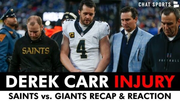 BREAKING NEWS: Saints Loses Another Highly-rated QB, Derek Carr and three other Stars to a Season-long Injury