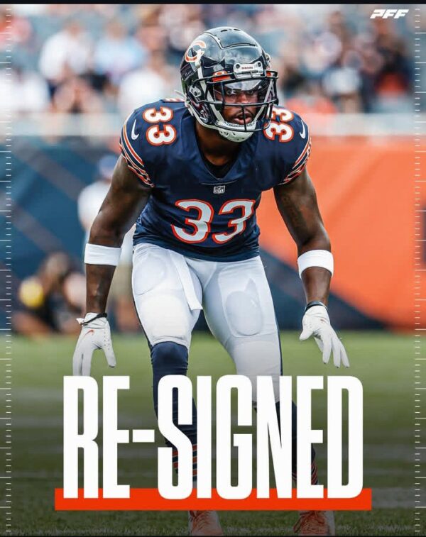 CONFIRMED: Cornerback Jaylon Johnson Re-signed A $91.8 Million Deal With The Chicago Bears In A Free Agent Contract.