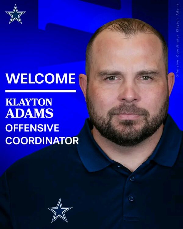 BREAKING NEWS: Dallas Cowboys Hire Coach Adams as Offensive Coordinator