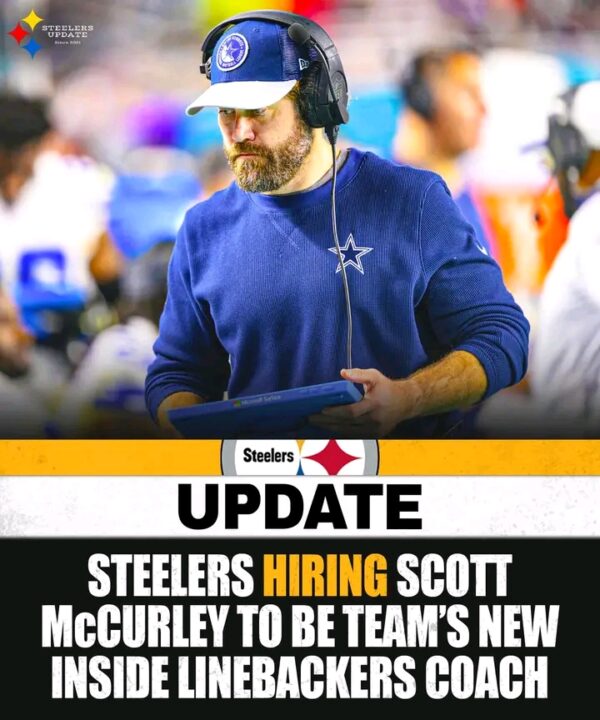 BREAKING NEWS: Pittsburgh Steelers Hire Scott McCurley as New Inside Linebackers Coach