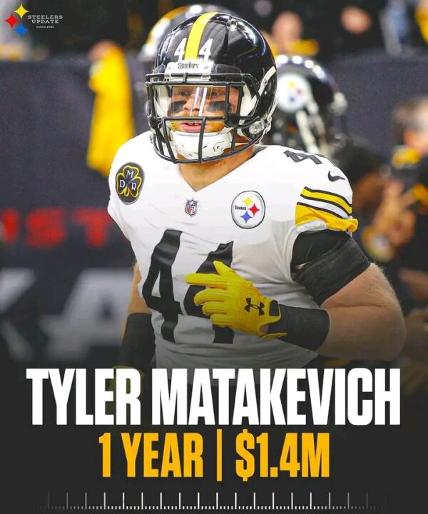 BREAKING NEWS: Pittsburgh Steelers Set to Extend Another 1-Year Contract Deal for Tyler Matakevich Worth $1.4M