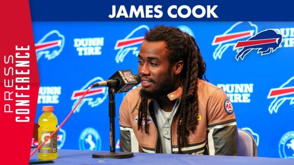 BREAKING NEWS: Buffalo Bills caught in a thrilling showdown as James Cook, their top running back, launches a blitz for a monumental $15 million yearly contract extension