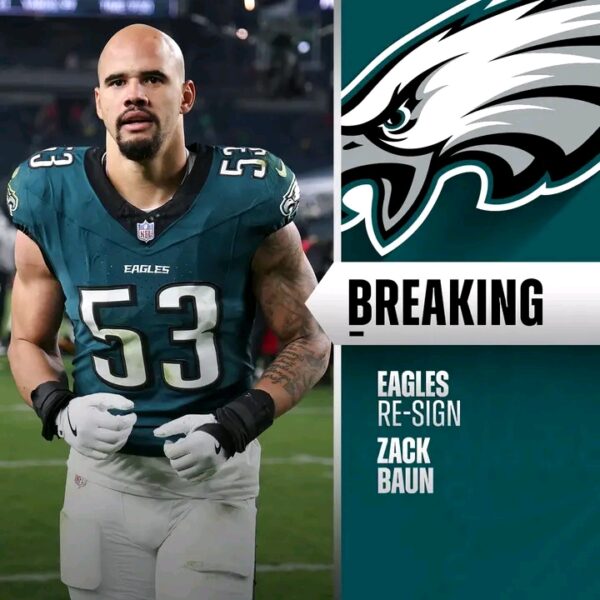 BREAKING NEWS: Philadelphia Eagles and LB Zack Baun Agree on 3-Year, $51M Contract Extension