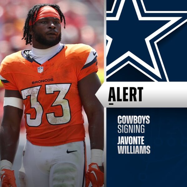 Free Agency Frenzy: RB Javonte Williams Have Signed A Year Deal With Dallas Cowboys To Release Their Veteran Quarterback To Miami Dolphins For $53.5 Million