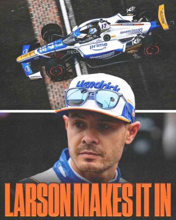 Breaking News: Kyle Larson Locks Himself In, Qualifies 21st for the Indy 500