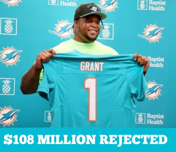 BREAKING NEWS: Miami Dolphins Defensive Tackle Kenneth Grant Rejects A Massive $108 Million Offer From New England Patriots, Prioritizing The Teams Over…