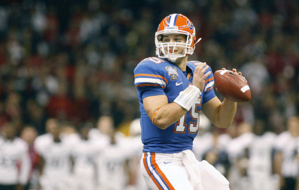 GLOBAL NEWS: ESPN ranks Tim Tebow of Florida Gators as the all-time leading passer in the world.