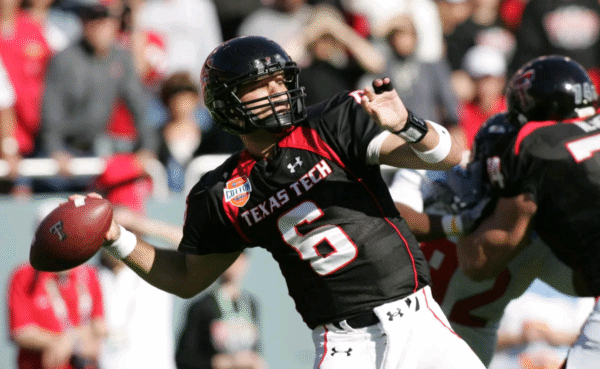 GLOBAL NEWS: ESPN ranks Graham Harrell of Texas Tech all-time leading passer in the world.