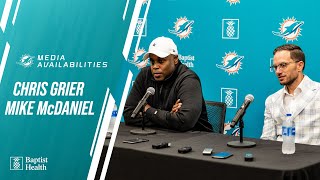 BREAKING NEWS: Miami Dolphins GM Chris Grier And HC Mike McDaniel After A Close-Door Meeting With The Board Retired Two...