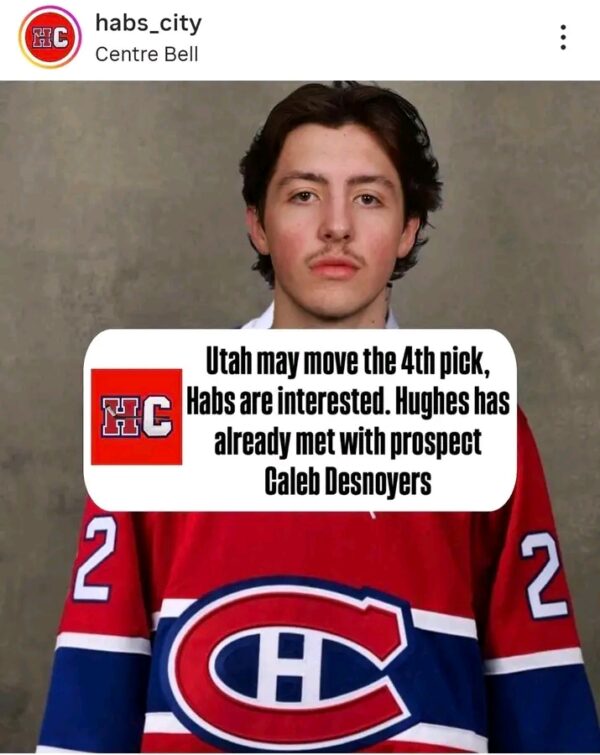 “I Don’t Want to See the Habs Use Their First-Round Picks This Year” — One Fan’s Bold Take on Montreal’s Draft Strategy and the Surprising Exception That Could Change Everything