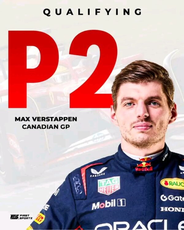 F1 News Today: P2 for Max Verstappen Just missed out on pole — but right there on the front row, ready to strike!