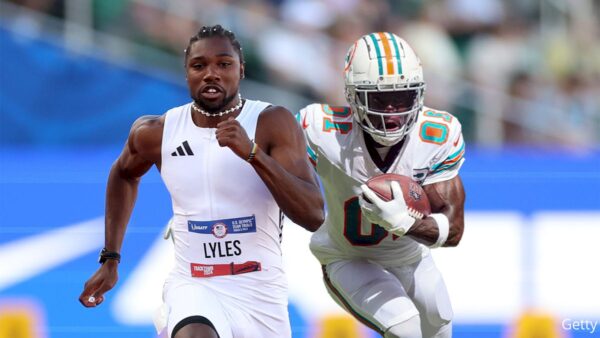 BREAKING: Dolphins WR Tyreek Hill Faces Knee Injury With Noah Lyles Sprint…