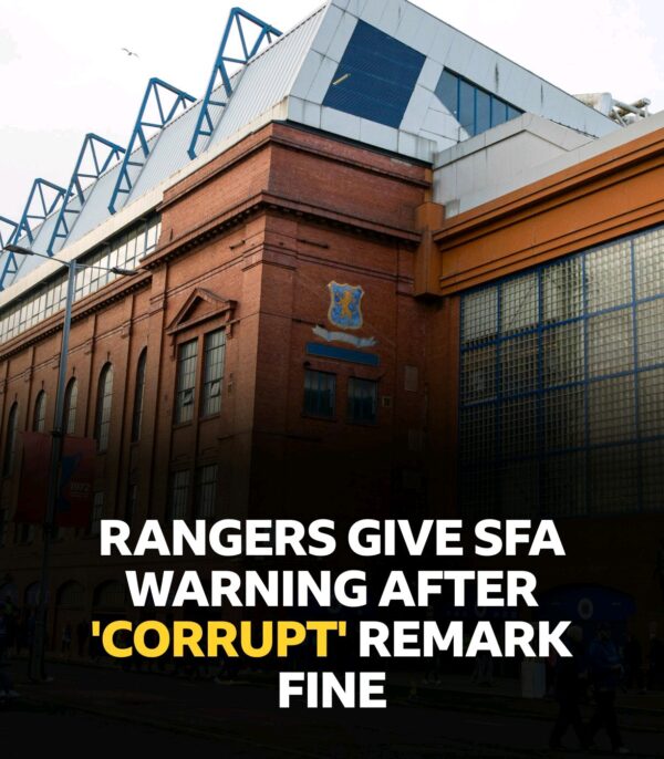 BREAKING NEWS: Rangers Respond with Official Statement Following SFA Fine