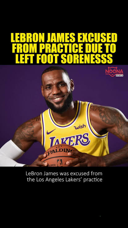 just in:LeBron James Excused from Lakers Practice Due to…