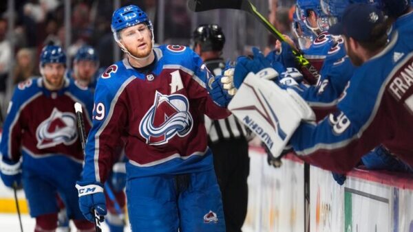 Breaking News:  In  a move that has sent shockwaves through the world hockey, corolado avalanche  centre Nathan MacKinnon   has signed lifetime contract with  the avalanche cementing  his unwavering commitment to the team built into a perennial powerhouse………………….see more 