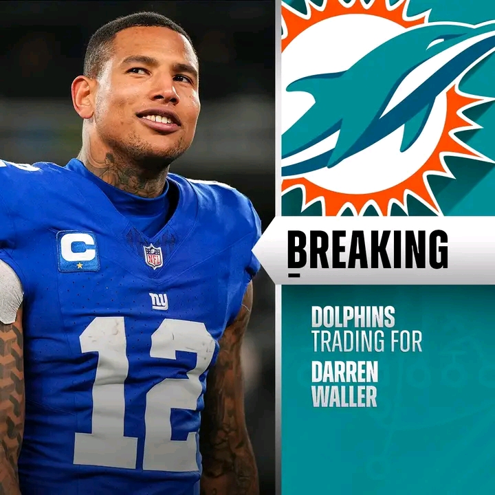 JUST IN:Miami Dolphins Are Finalizing A Deal With The #Giants To Sign Darren Waller Who's Coming Out Of Retirement To Play For...