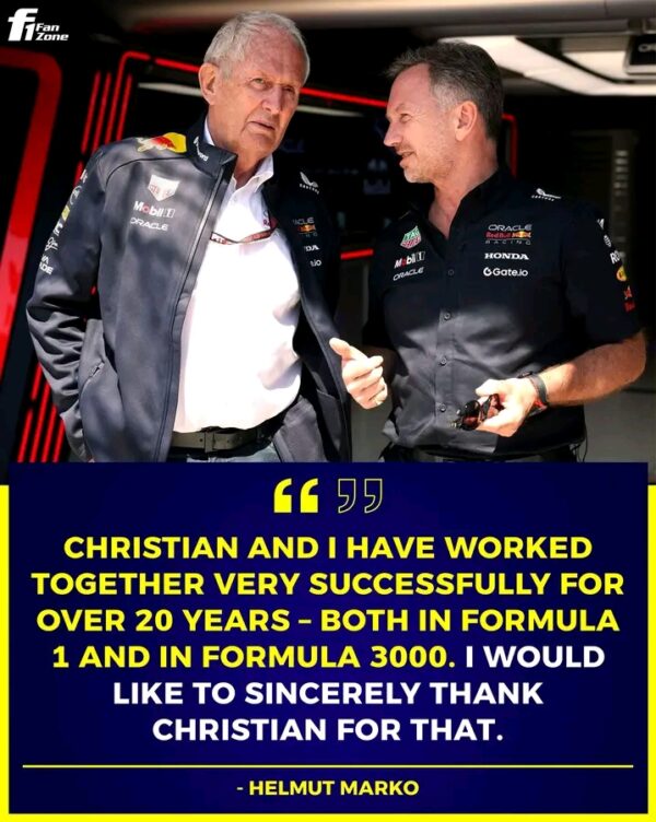 Breaking News: Helmut Marko finally breaks silence on Christian Horner’s shocking exit from Red Bull