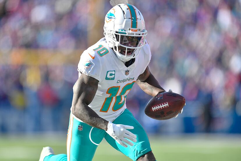 Miami Dolphins GM Chris Grier Is Exploring The Option To Trade Wide Receiver Tyreek Hill