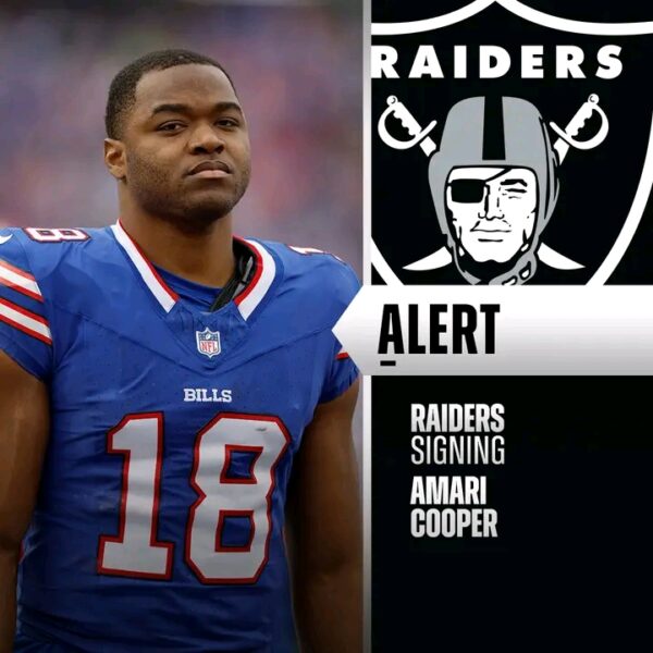 BREAKING NEWS: Amari Cooper Returns to Raiders on One-Year Deal: A Familiar Face Back in Silver & Black