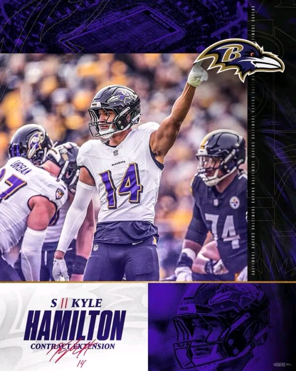 CONTRACT EXTENSION: Kyle Hamilton Commits Long-Term to Baltimore Ravens
