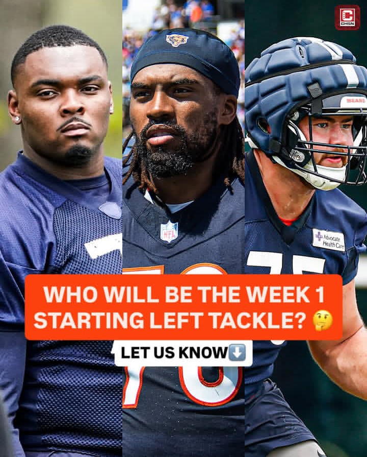 INCREDIBLE! Chicago Bears GM Ryan Poles Placed Ozzy Trapilo, Kiran Amegadjie, And Braxton Jones On Left Tackle Com...