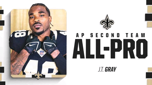 Broncos Make Roster Shake-Up: Former New Orleans Saints standout J.T. Gray has been signed to bolster their special teams unit.