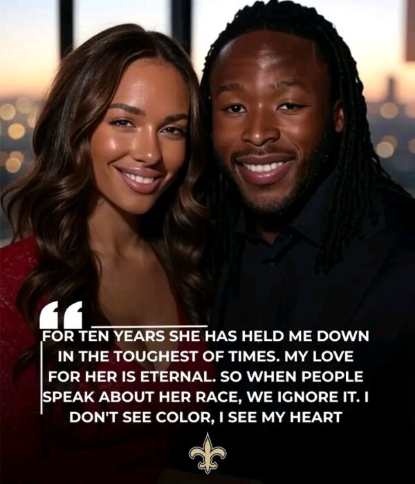 SHOCKING REVELATION: New Orleans Saints Star Running Back Alvin Kamara Addresses Engagement Backlash: “I Don’t See Color”