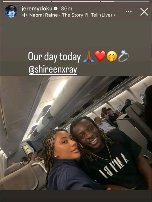JUST IN: From Pitch to Church; Football World Celebrates as Jeremy Doku Set to Marry Long-time Fiancee Shireen