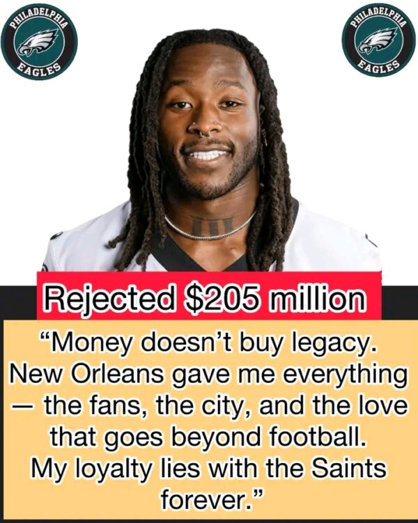 JUST IN: New Orleans Saints Star Alvin Kamara Rejects $205 Million NIL Offer from Philadelphia Eagles: “My Loyalty Lies with The Saints Forever”