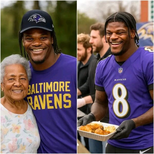 BREAKING NEWS: Lamar Jackson bought back the diner he used to eat at on credit in high school — but now he’s feeding 120 homeless people every day.