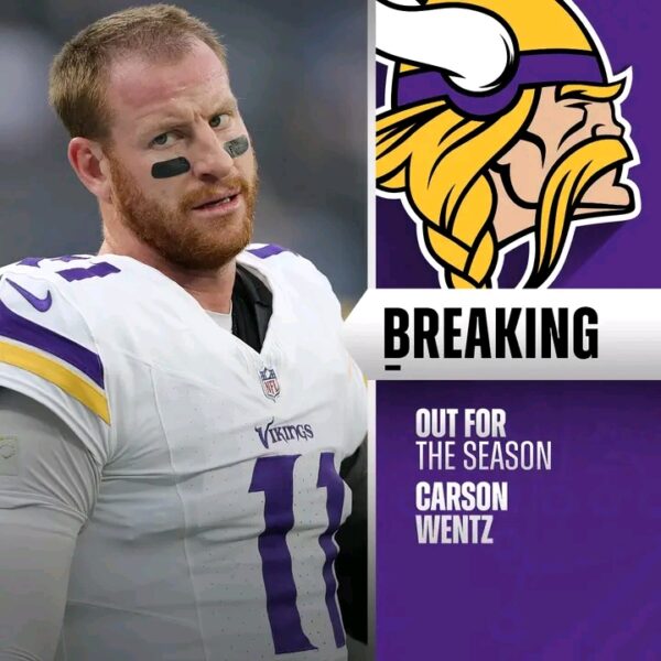 BREAKING NEWS: Minnesota Vikings Quarterback Carson Wentz to Undergo Season-Ending Shoulder Surgery