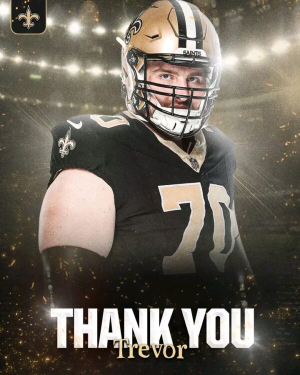 NFL Update: Saints Trade OL Trevor Penning to the Los Angeles Chargers in exchange for a 2027 draft pick. 