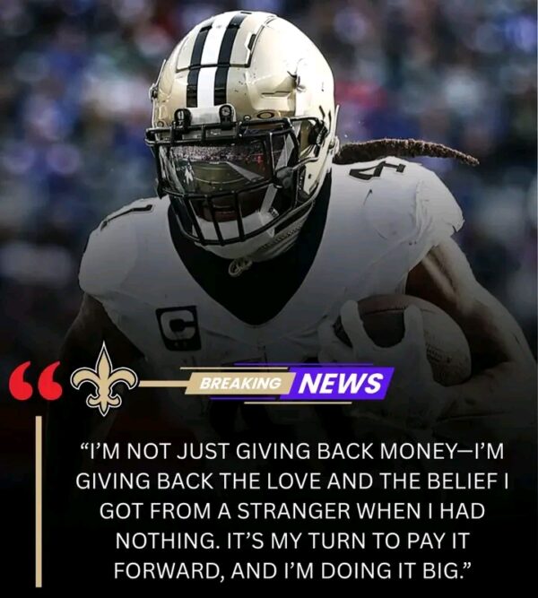 BREAKING NEWS: Alvin Kamara Leaves Nation Stunned With Heart-Stopping Thanksgiving Pledge — and the Personal Story Behind It